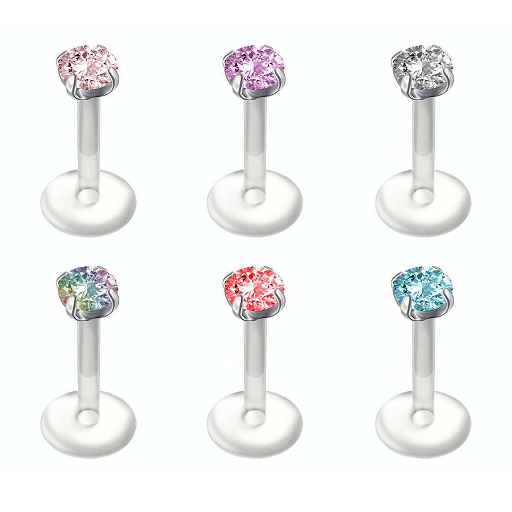 pvc labrets PVC Labret μπαρα διαμαντι σκουλαρικι αυτι τραγος helix medusa Monroe piercing asteri kardia tetragono heart square star round threaded stone kosmima πιρσινγκ lampret λαμπρετ conch diamantaki