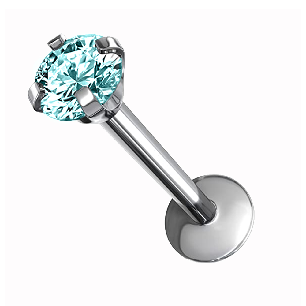 Τιτάνιο labret piercing με ζιργκόν, διαθέσιμο σε πολλά χρώματα και σχήματα. Βιδωτό και υποαλλεργικό, ιδανικό για διάφορα piercing αυτιού και χειλιού. Labret μπαρα διαμαντι σκουλαρικι αυτι τραγος helix medusa Monroe piercing asteri kardia tetragono heart square star round threaded stone kosmima πιρσινγκ lampret λαμπρετ conch diamantaki